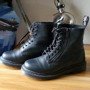Dr. Marten's 1460 Pascal Zipper Lace Up Boots